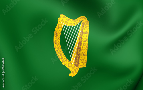 Flag of Leinster Province, Ireland. photo