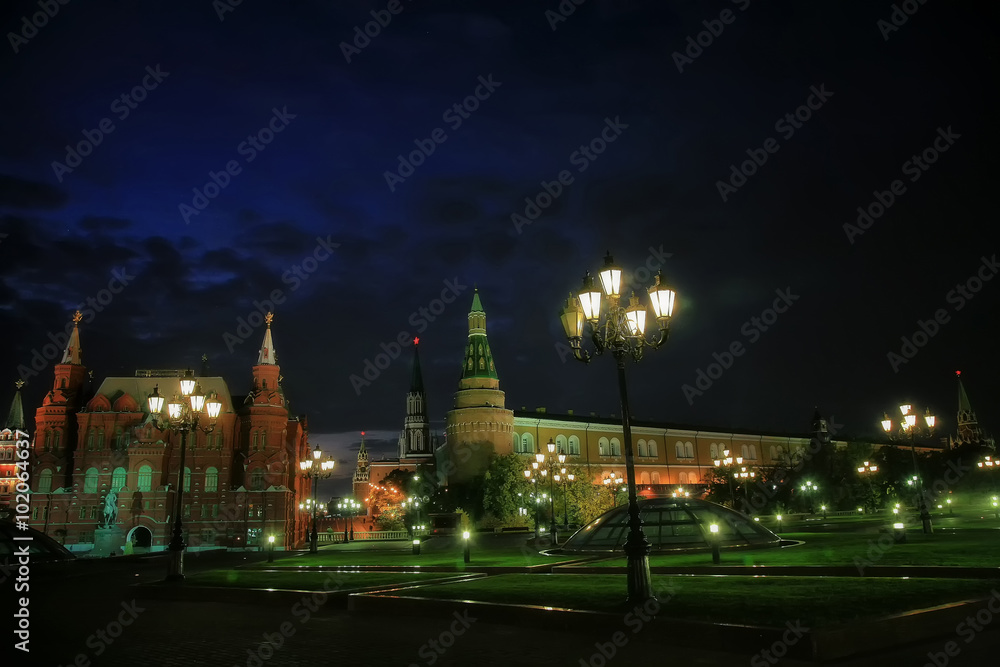 Fototapeta premium Manezhnaya Square in Moscow