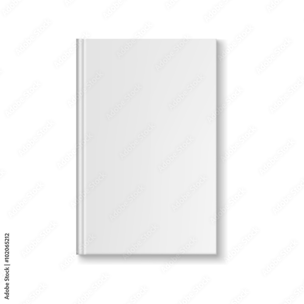 Blank book cover template Blank book cover template