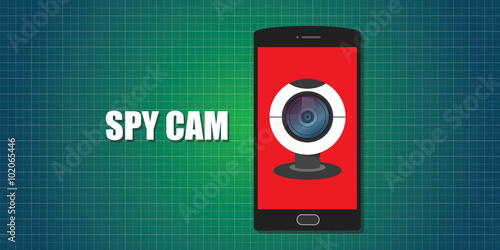 webcam web cam phone smartphone  spy vector