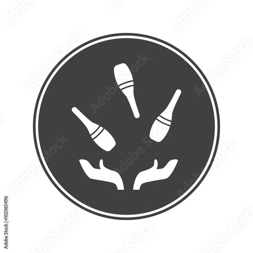 Bowling junggling icon