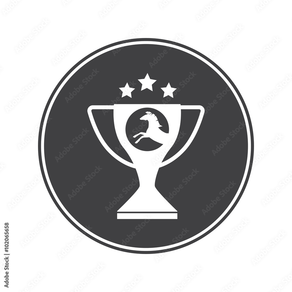 Horse racing cup icon Horse racing cup icon