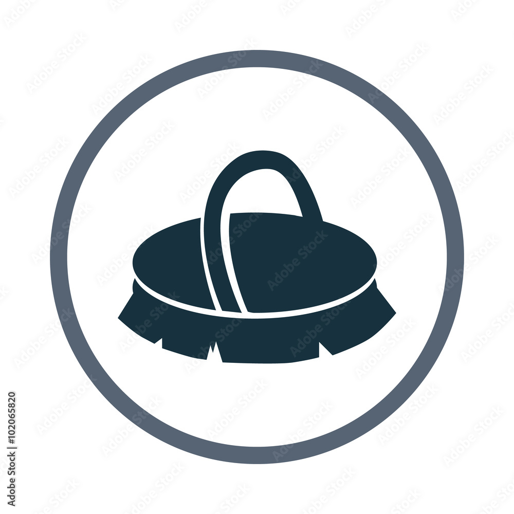 Horse care brush icon Horse care brush icon