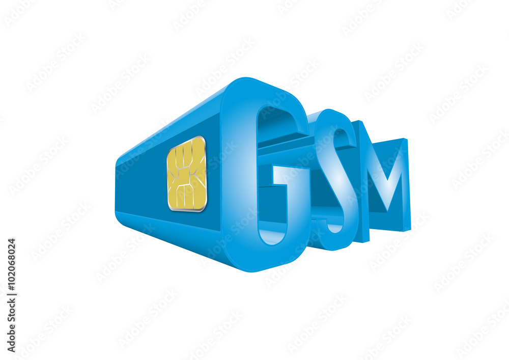 3D GSM text