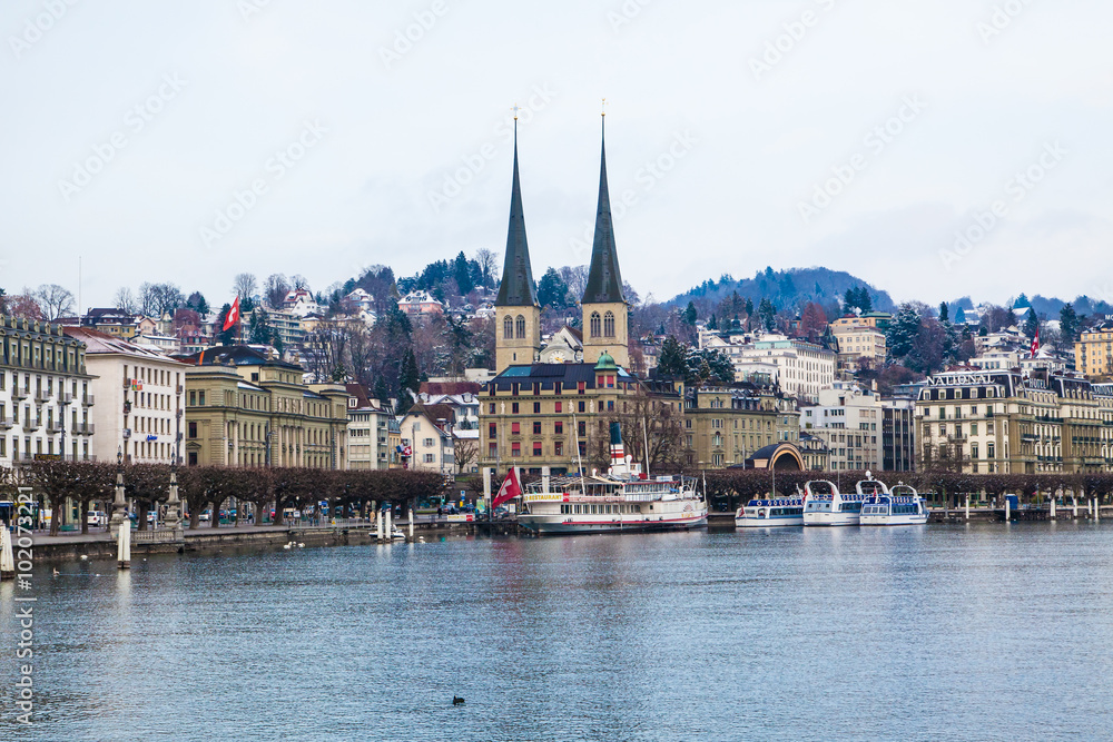 Fototapeta premium Lucerne cityscape, Switzerland.