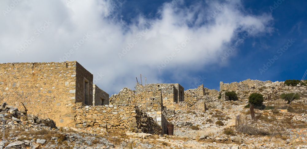 ancient water mill on the pass. Crete ancient water mill on the pass. Crete