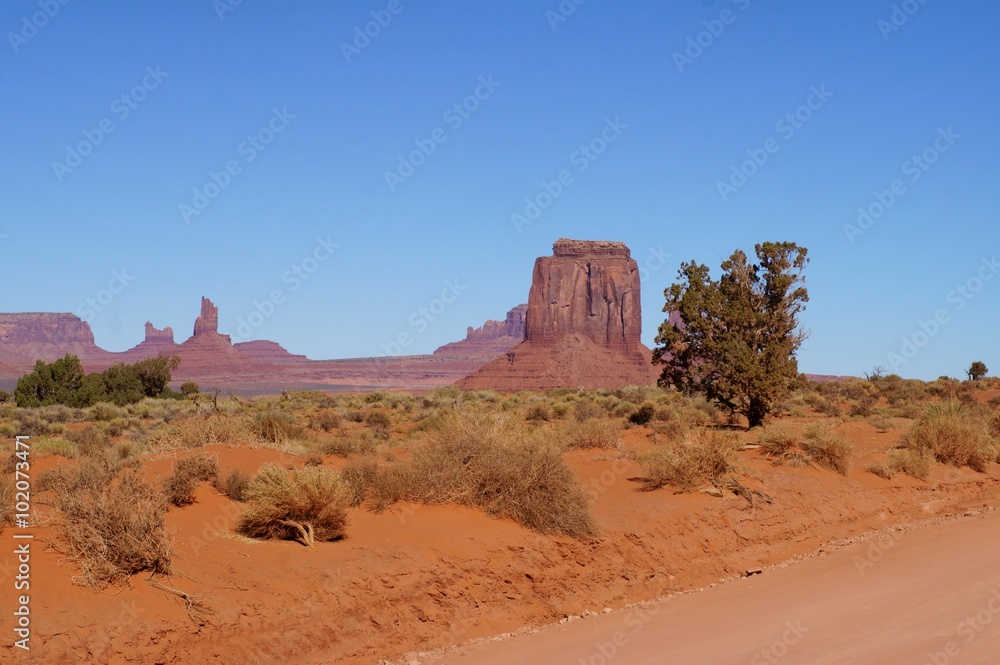 View of Monument Valley Navajo Tribal Park View of Monument Valley Navajo Tribal Park