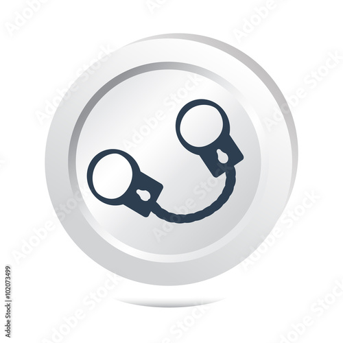 Handcuffs button icon