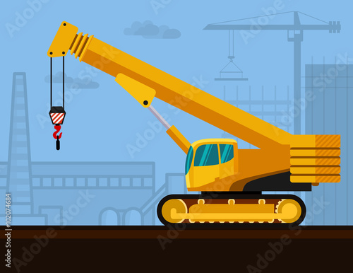 Crawler telescopic boom