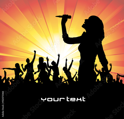 Singing girl