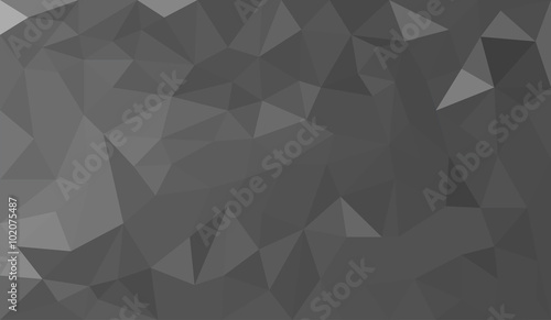 Grey abstract geometric triangular polygon style illustration graphic background