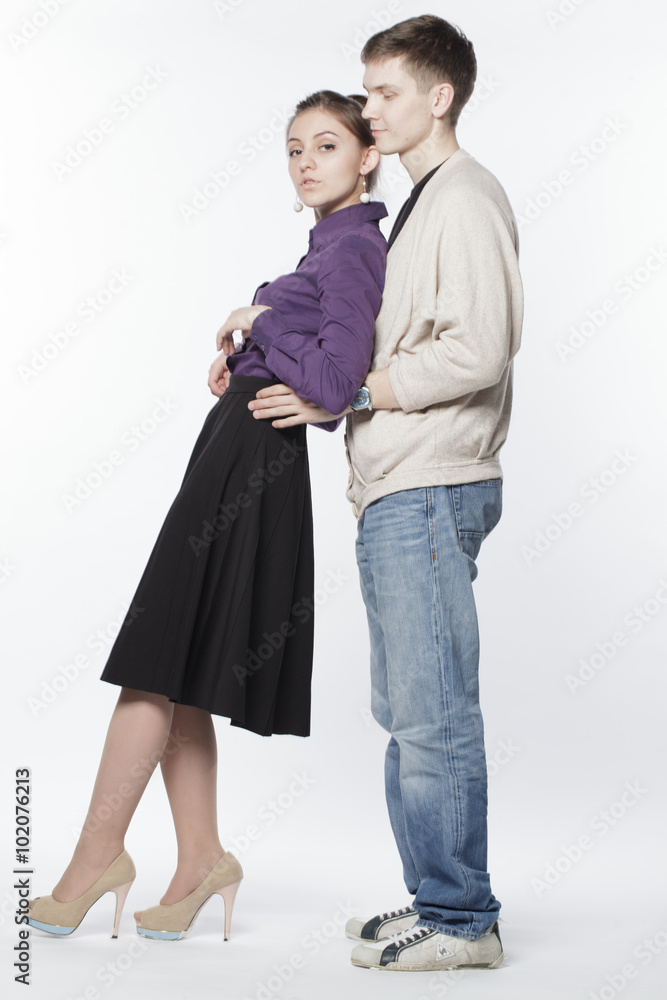 beautiful girl and boy hugging and dancing beautiful girl and boy hugging and dancing