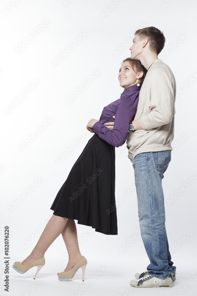 beautiful girl and boy hugging and dancing beautiful girl and boy hugging and dancing