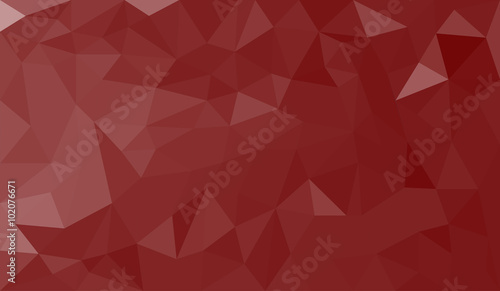 Red abstract geometric triangular polygon style illustration graphic background