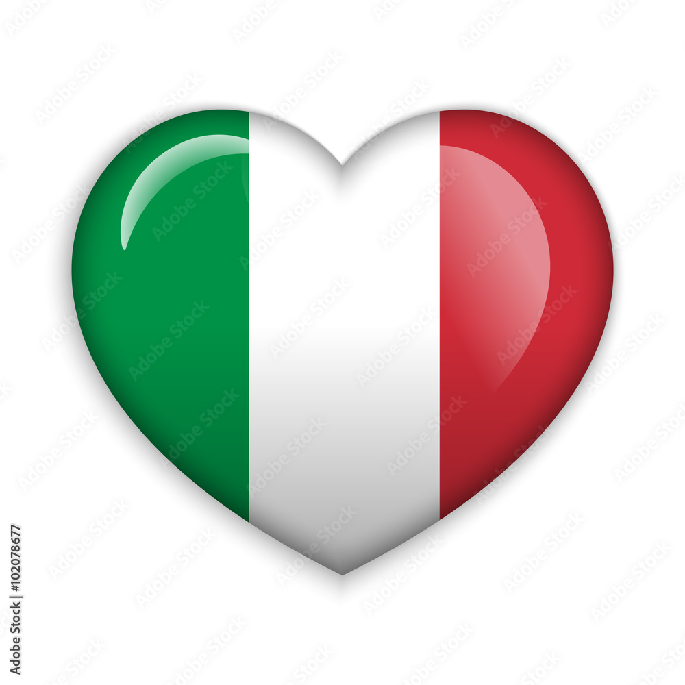 Italian Flag Heart Photos and Images & Pictures
