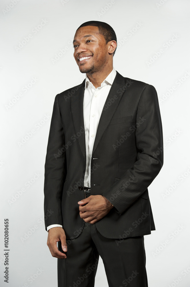 Formal Attire Black Male Laughing Formal Attire Black Male Laughing