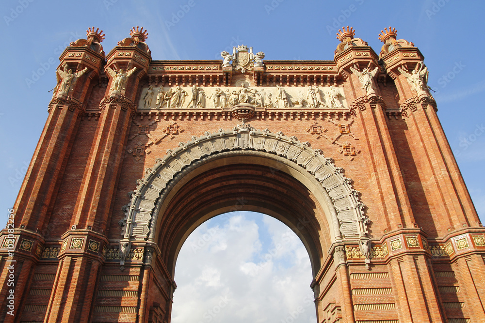 Triumph Arch of Barcelona, Spain