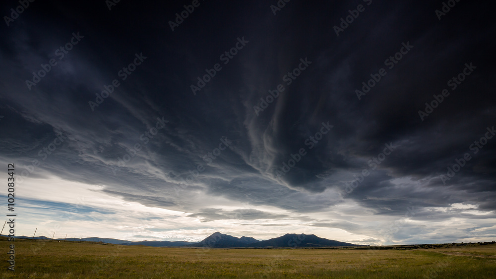 Wide open range in Alamosa County, Colorado