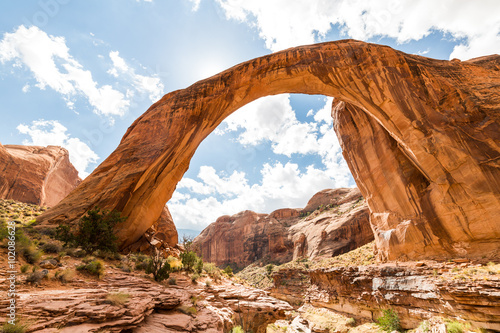 Rainbow Arch at the Lake Powell  Utah