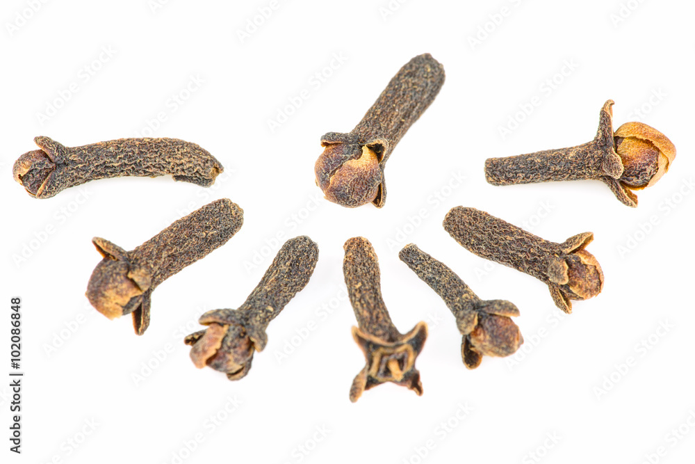 Obraz premium Isolated cloves close up