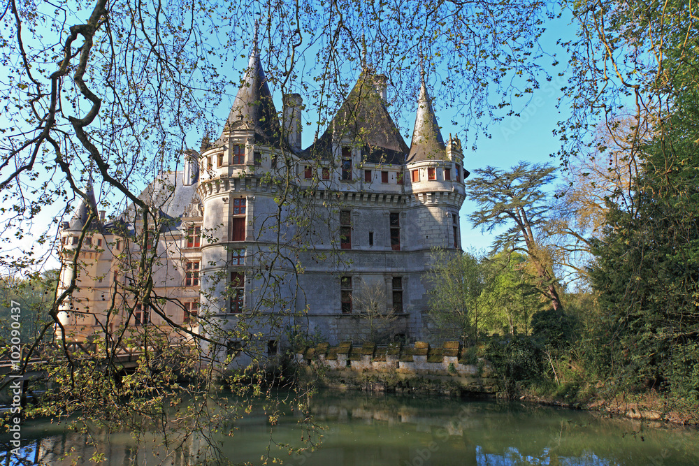 Obraz premium Chateau Azay-le-Rideau, France