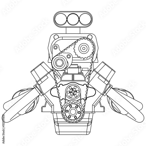 Hot Rod Engine