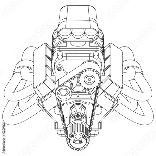 Hot Rod Engine