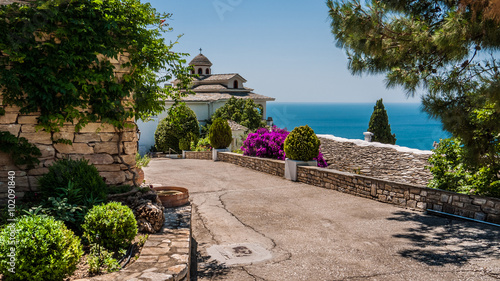 Thassos island. Greece. Monastery.