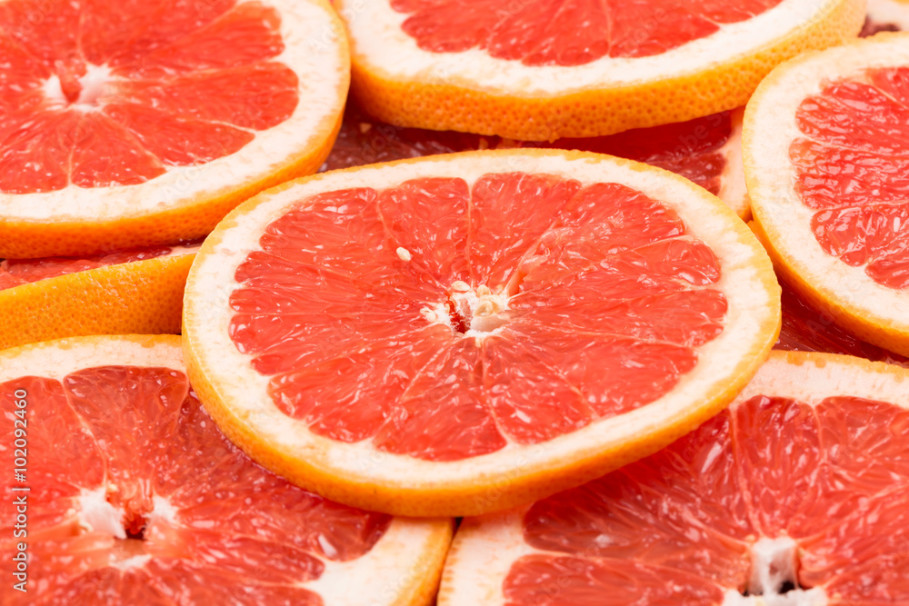 Grapefruit slices