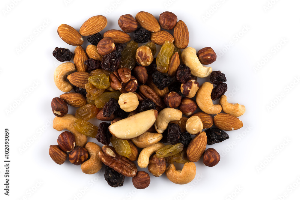 Obraz premium Mix nuts and dry fruits