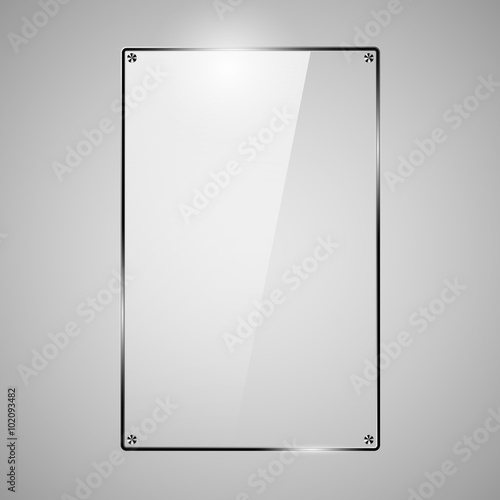 Glass Framework, Vector Illustration