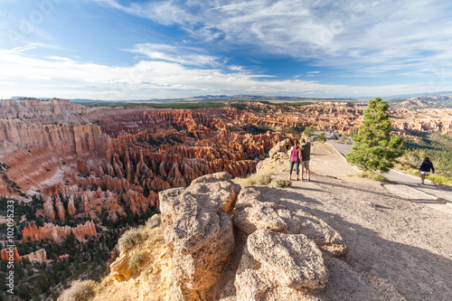 Papier peint Views of the hiking trails in Bryce Canyon National Park, Utah