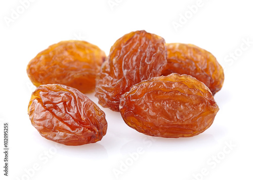 Billede på lærred Sweet raisins in closeup