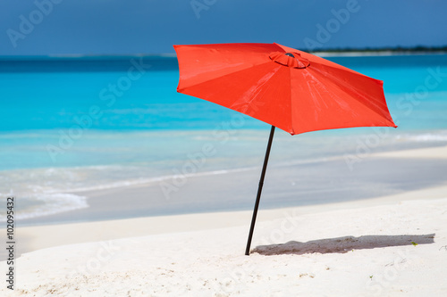 Idyllic beach at Caribbean