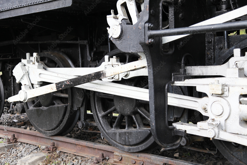 Fototapeta premium Steam Train Detail