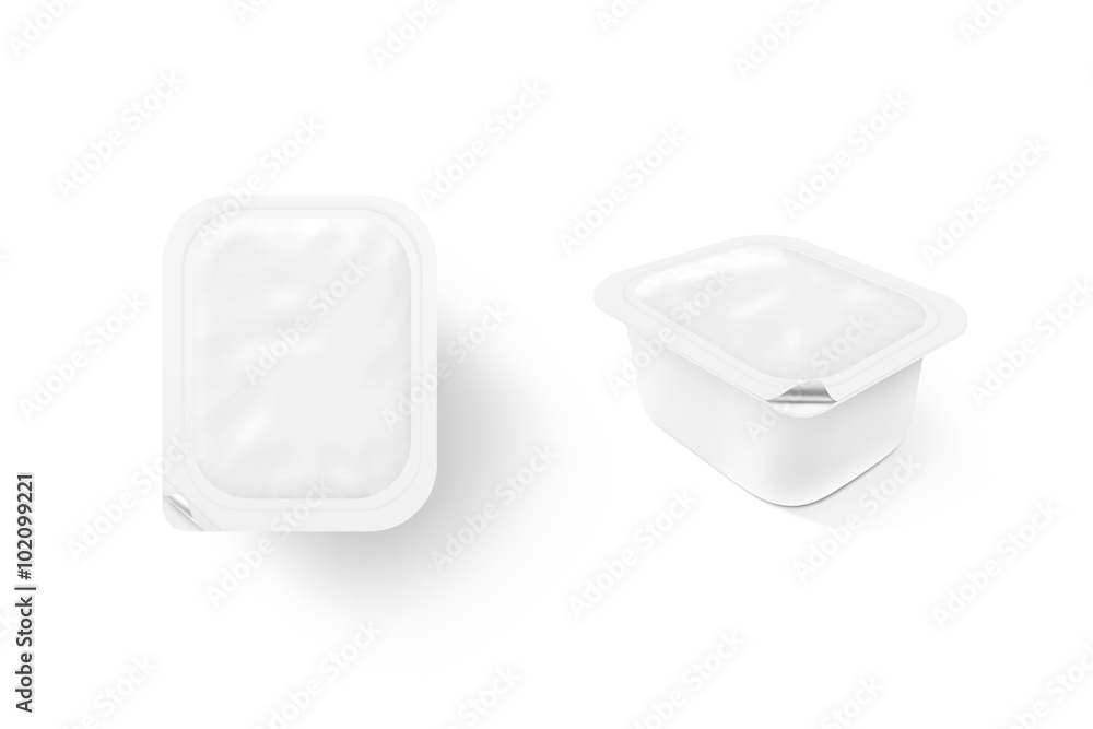 Blank white sauce box mock up stand isolated. Sause clear jar mockup. Blank white sauce box mock up stand isolated. Sause clear jar mockup.