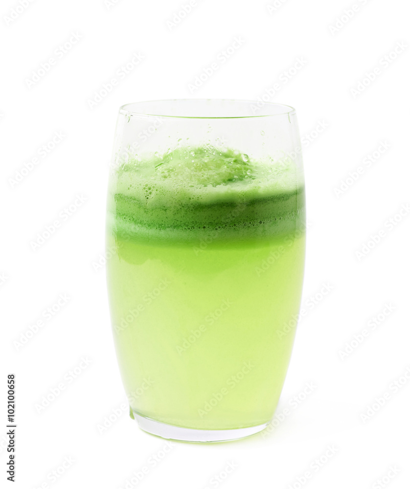 Glass filled with fresh pressed juice Glass filled with fresh pressed juice