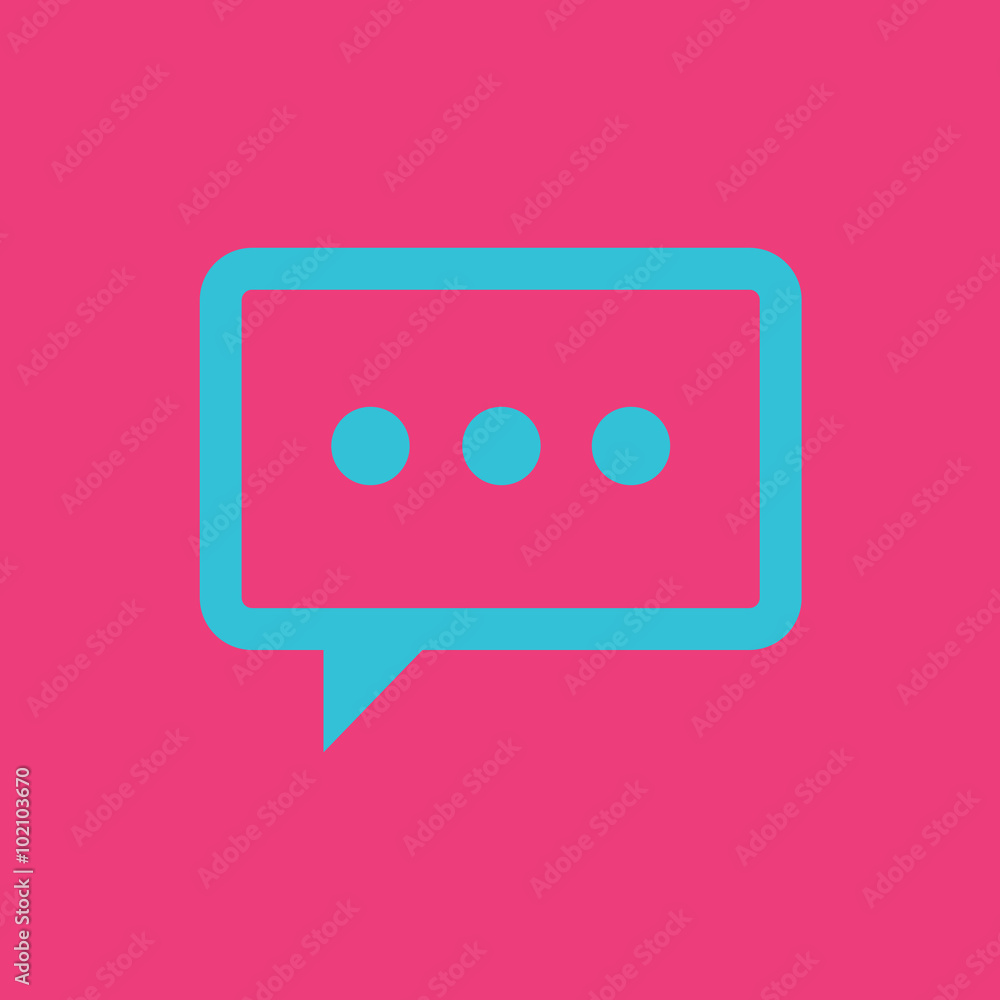 3 circles inside the dialogue box icon 3 circles inside the dialogue box icon
