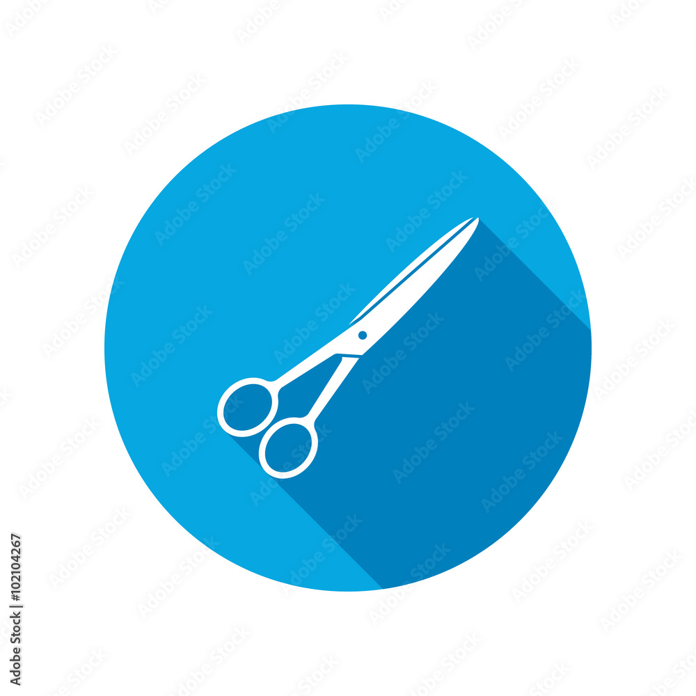 Hairdresser Scissors tool icon. Cut symbol. Hairdresser Scissors tool icon. Cut symbol.