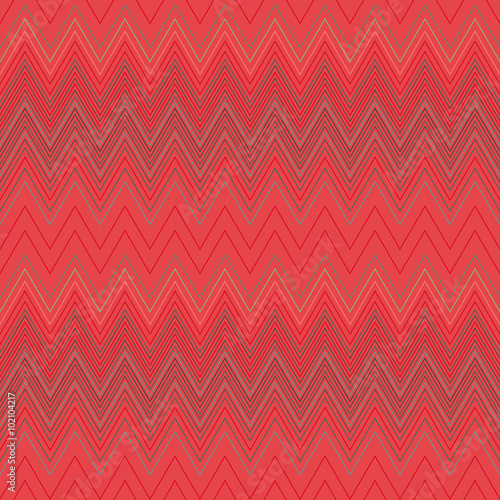 Seamless geometric striped pattern. Stripy background. Zig-zag line lace texture. Red colored. Womens stockings, hosiery, garter, undies, sale theme. Vector