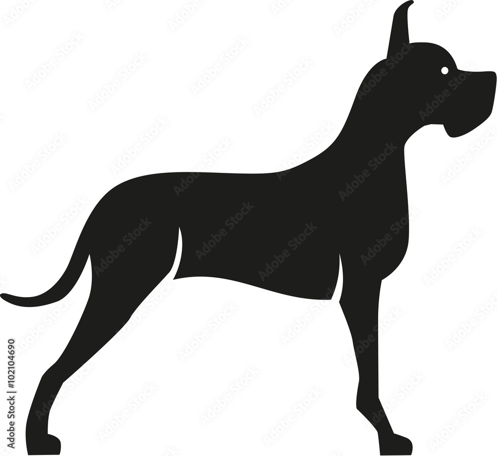 Great dane icon Great dane icon