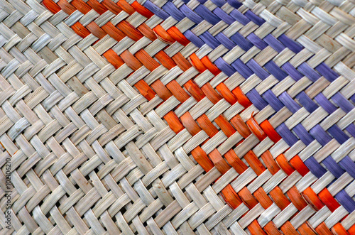 Woven flax traditional Maori culture