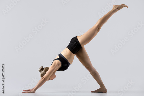 One-legged Downward-Facing Dog Pose