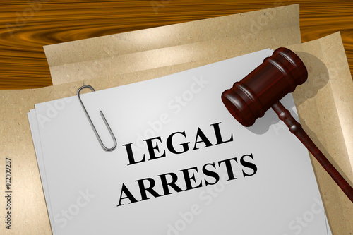 Legal Arrests concept