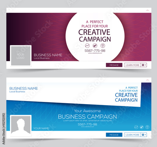 Web Banner, Header Layout Template. Creative cover. Web Banner.