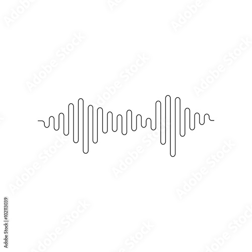 Sound or audio wave