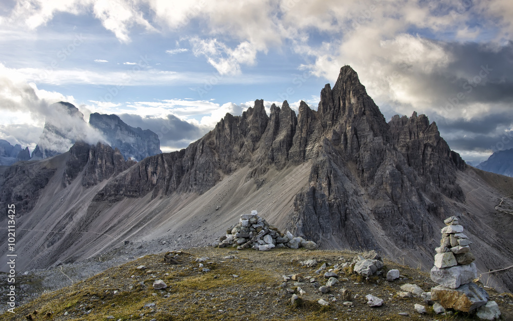 Mountains landscape, Dolomites, Italy