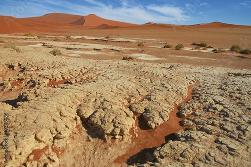 Wasseradern auf dem Weg zum Hiddenvlei photo