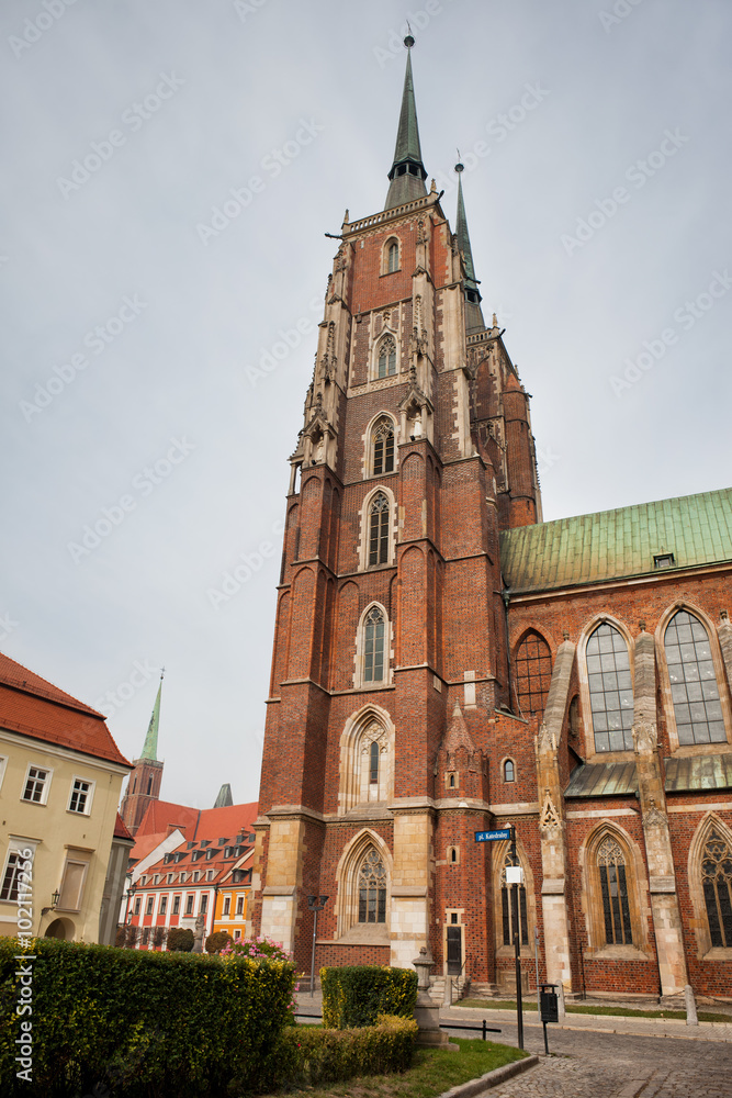 Obraz premium Cathedral of St. John the Baptist in Wroclaw