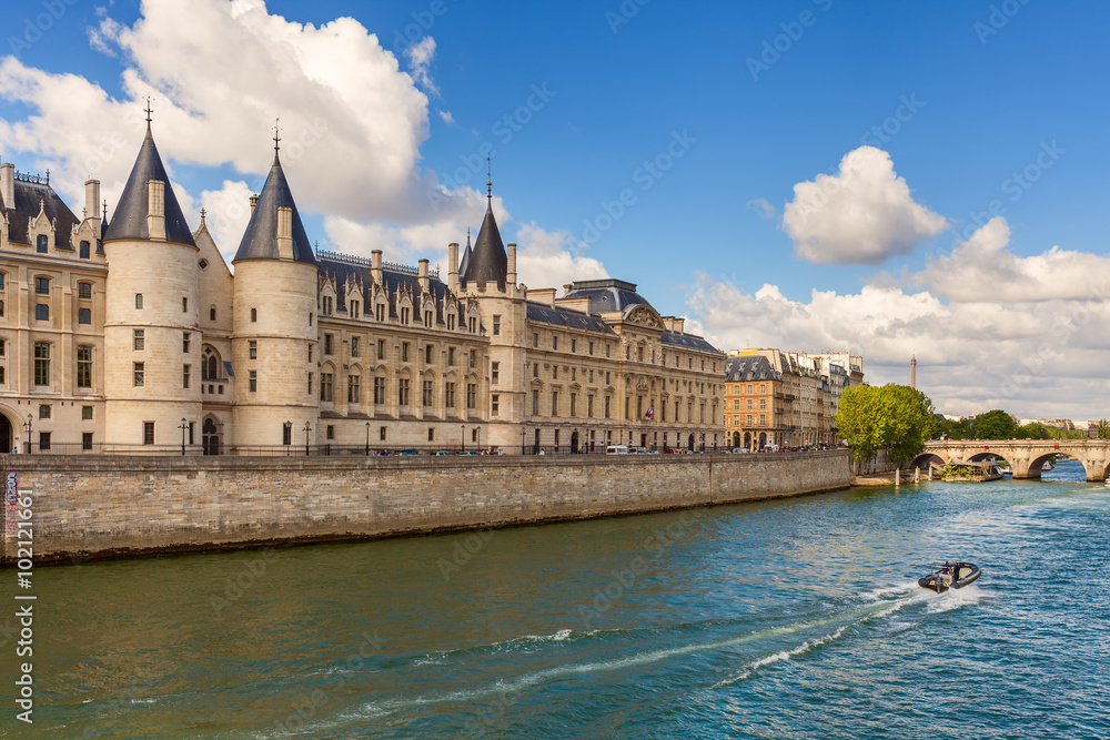 Paris cityscape.